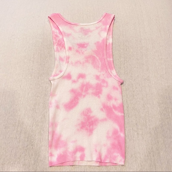PINK TIE DYE TANK TOP - Picture 3 of 3